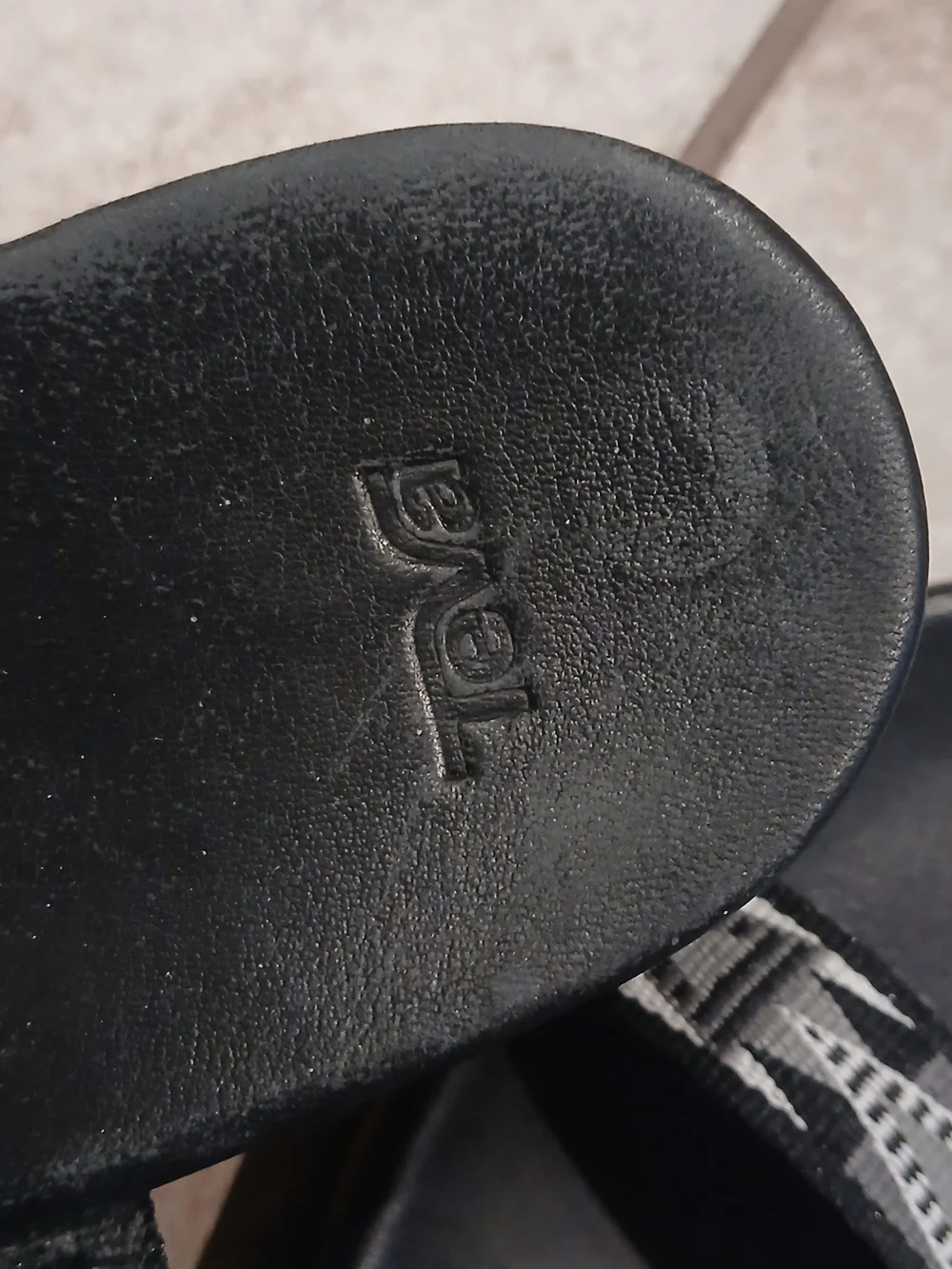 Teva Black Patterned Wedge Sandals Size 8 Women's